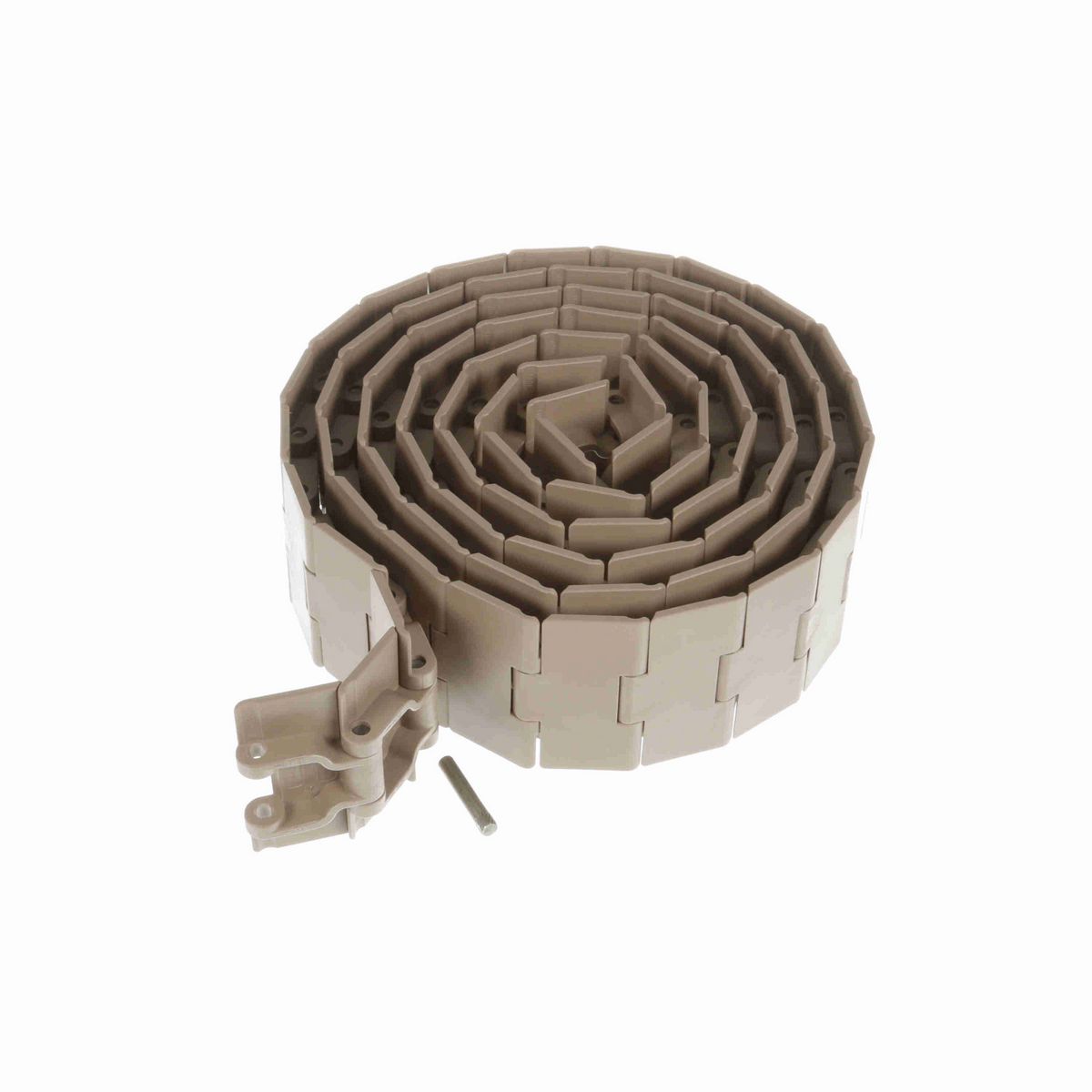 System Plast 828 Straight Running Solid Top, Material: Tan Low Friction, Width: 3.25in, Pitch: 1.5in - LF828-K325