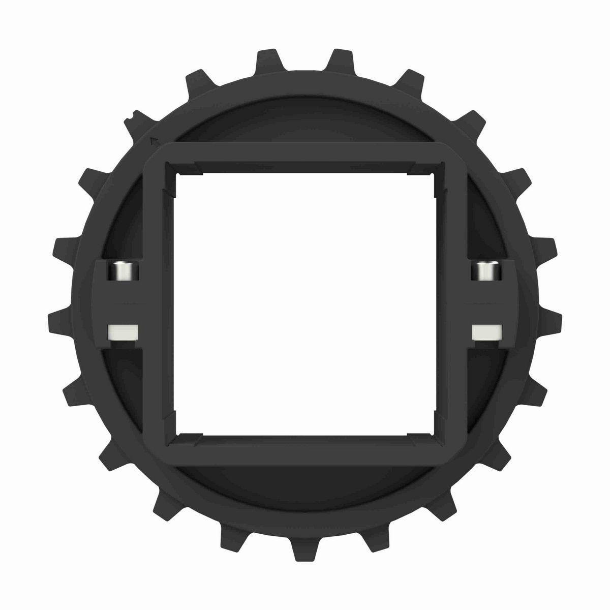 Rexnord 7700 Series Split Molded Nylon Sprocket with 21 Teeth and a 3-1/2in Square Bore - 614-119-1