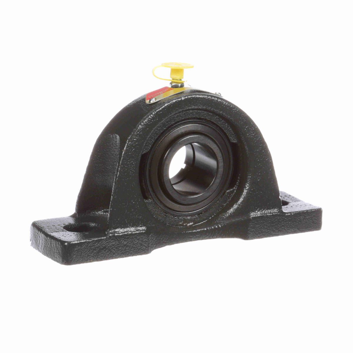 Sealmaster Mounted Cast Iron Two Bolt Pillow Block Ball Bearing - 52100 Bearing Steel, Black Oxided - Concentric Lock - Air Handling Housing Fit, Noise Tested - NP-19T CXU