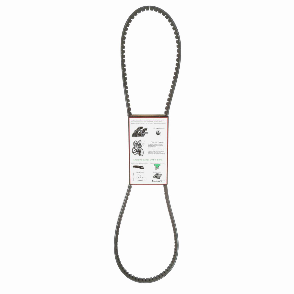 Browning EPDM Notched Belt 98% Efficient - AX53