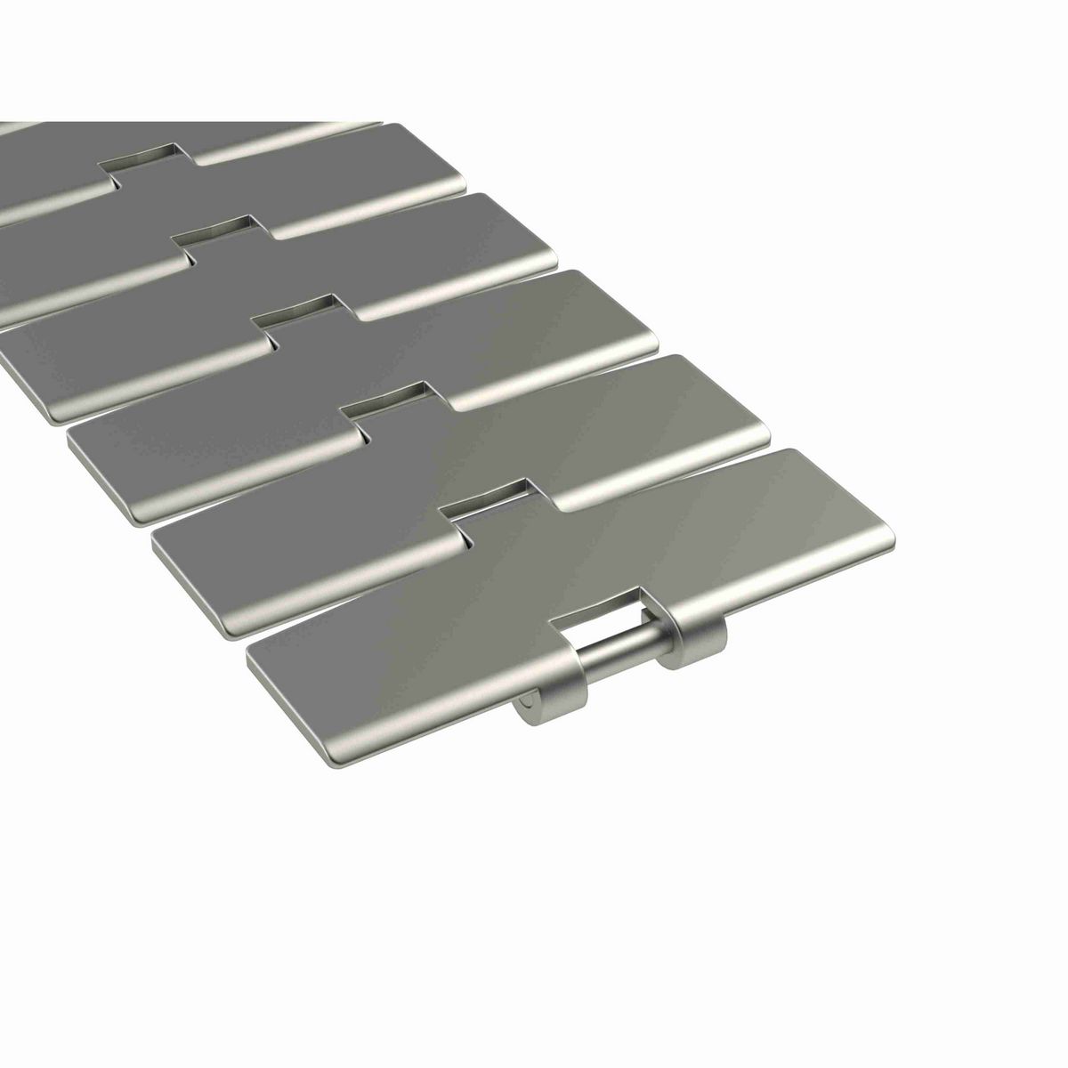 Rexnord 881B Side-flexing Solid Top, Material: Carbon Steel, Width: 4.5in, Pitch: 1.5in - 765.92.42