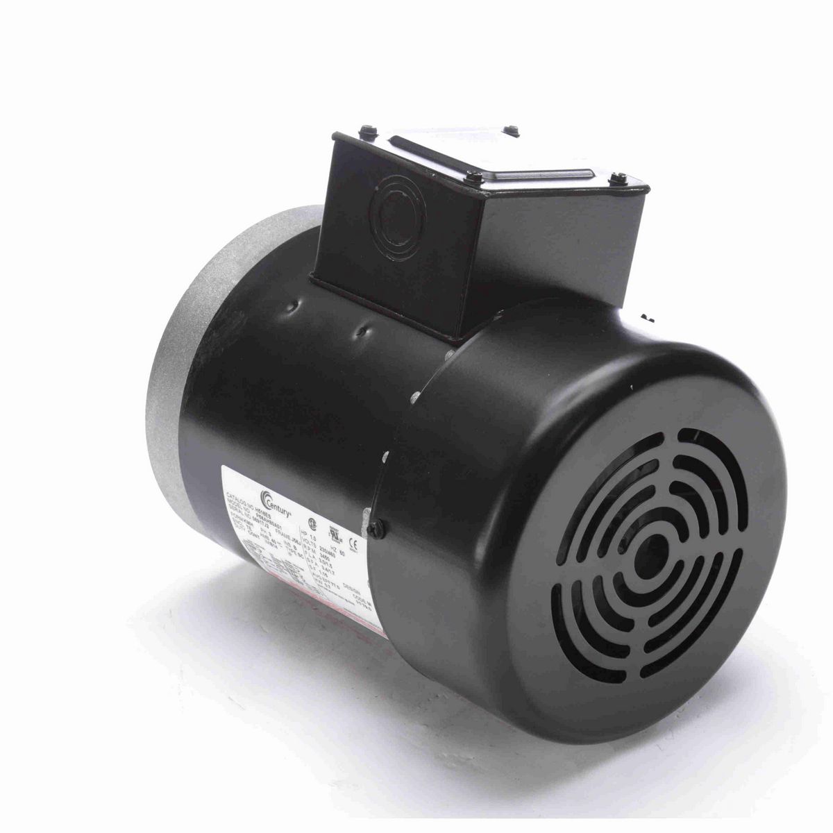 Century General Purpose Pump Motor, 1.0 HP, 3 Ph, 60 Hz, 230/460 V, 3600 RPM, J56J Frame, TEFC - H516ES