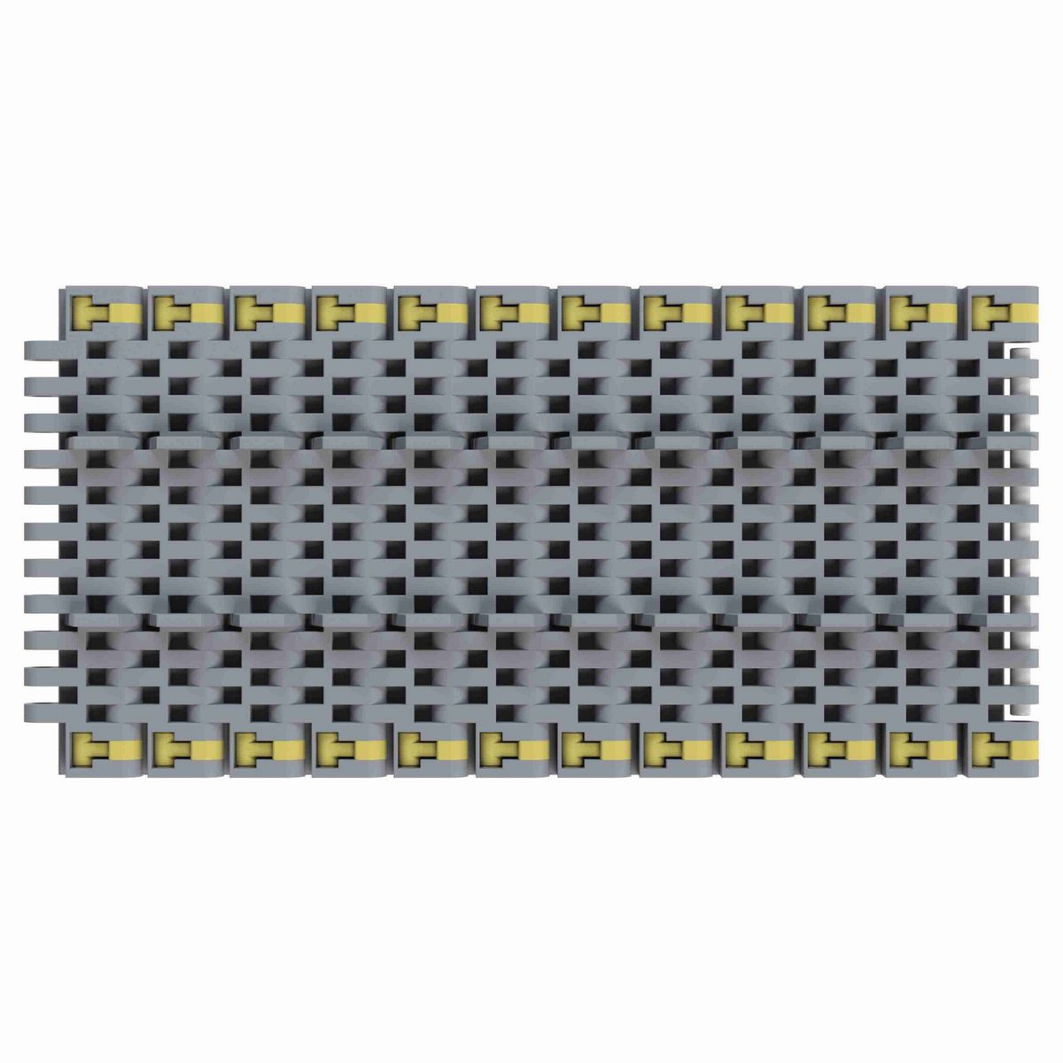 Rexnord 8505 Straight Running Solid Top, Material: Silver Platinum Series™ X, Width: 4.5in, Pitch: 0.75in - 10286184