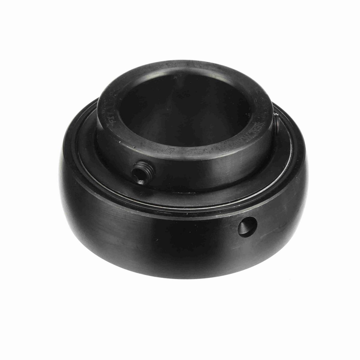Sealmaster Mounted Insert Only Ball Bearing - 52100 Bearing Steel, Black Oxided - Setscrew Lock - 2-2