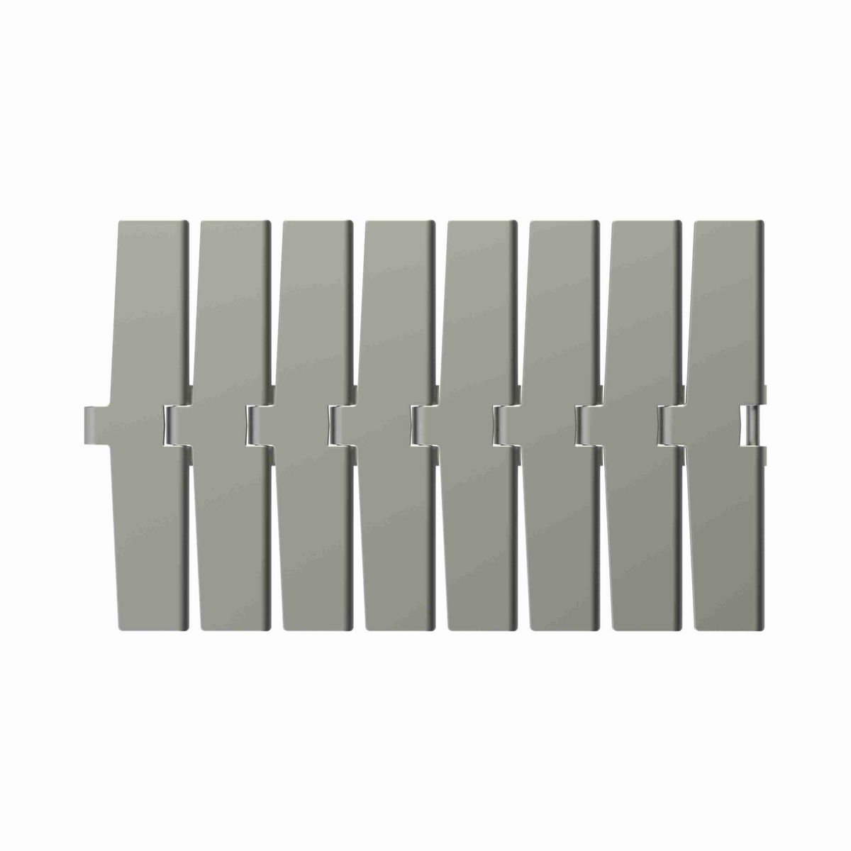 Rexnord 881B Side-flexing Solid Top, Material: Carbon Steel, Width: 7.5in, Pitch: 1.5in - 765.92.72