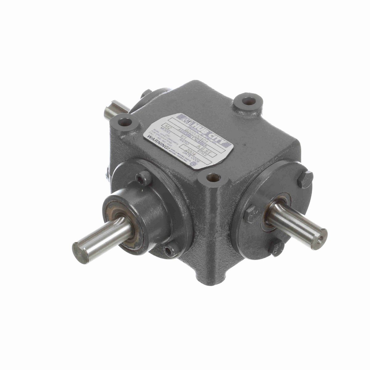 Hub City Bevel Gear Drives Cast Iron Bevel Reducer - M2 1/1 A,B ST