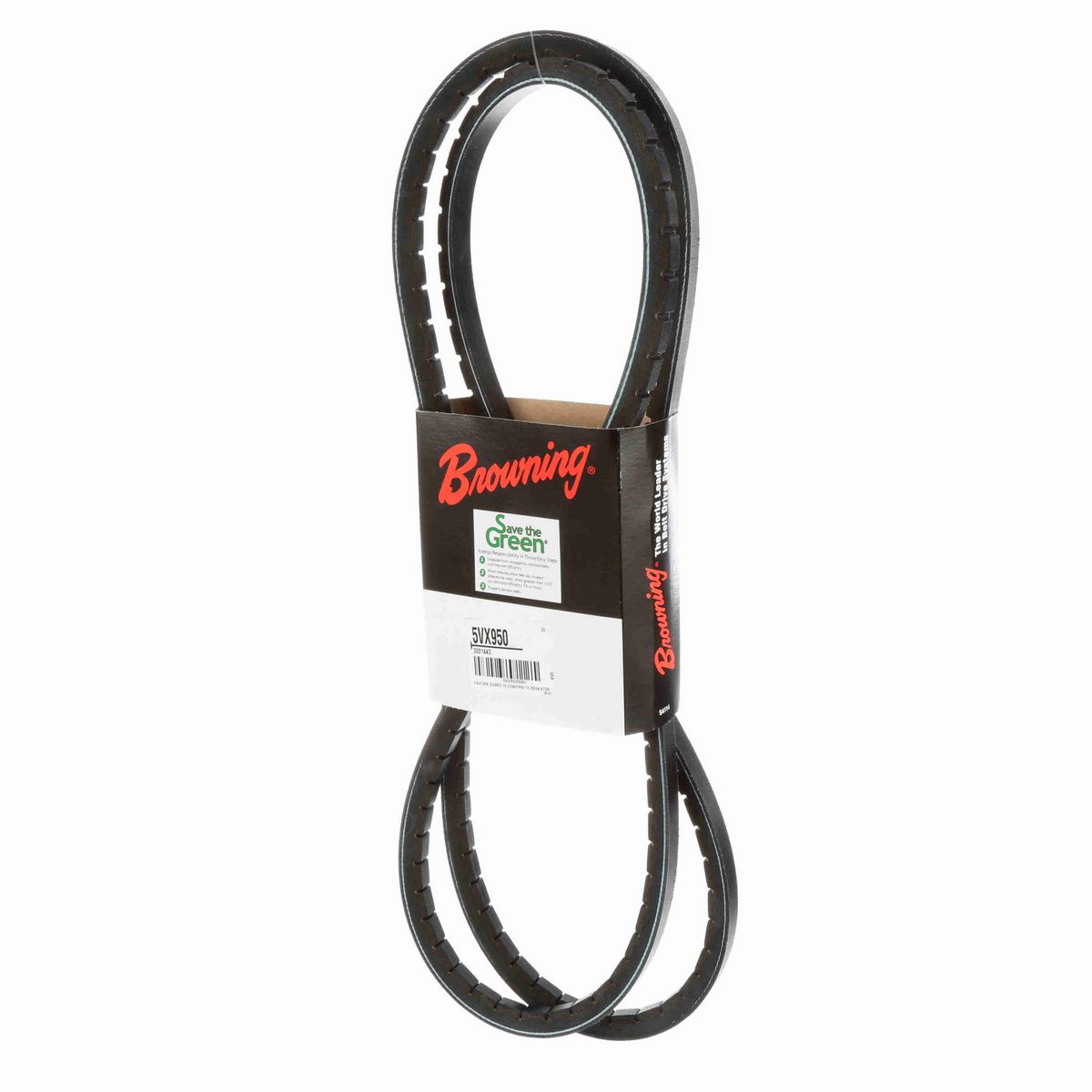 Browning EPDM Notched Belt 98% Efficient - 5VX950
