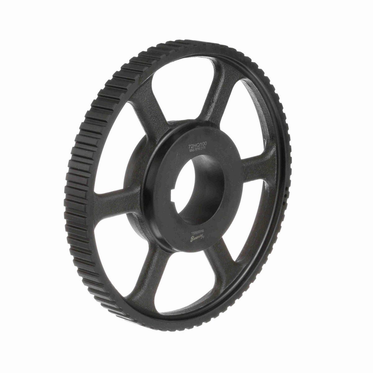 Browning Steel Bushed Bore Gearbelt Pulley - 72HQ100