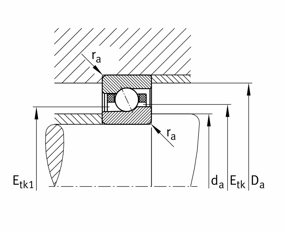 Высокоскоростной шпиндельный подшипник FAG VCM7006-C-T-P4S-UL-XL