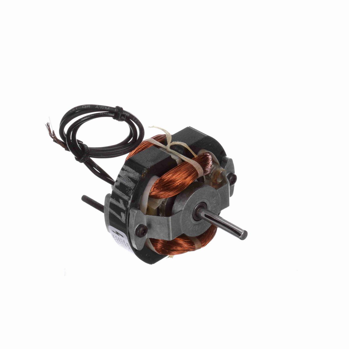 FASCO Fan and Blower Motor, 1/100 HP, 1 Ph, 60 Hz, 115 V, 3000 RPM, 1 Speed, 3.3" Diameter, OPEN - D201