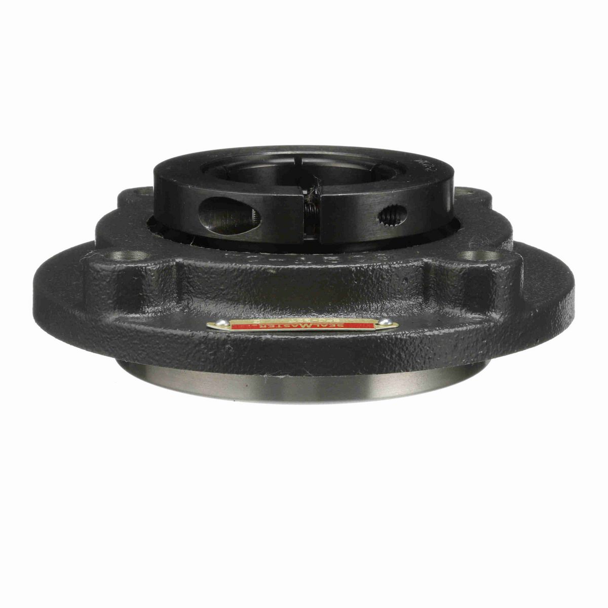 Sealmaster Mounted Cast Iron Flange Cartridge Ball Bearing - 52100 Bearing Steel, Black Oxided - Concentric Lock - SFC-32T