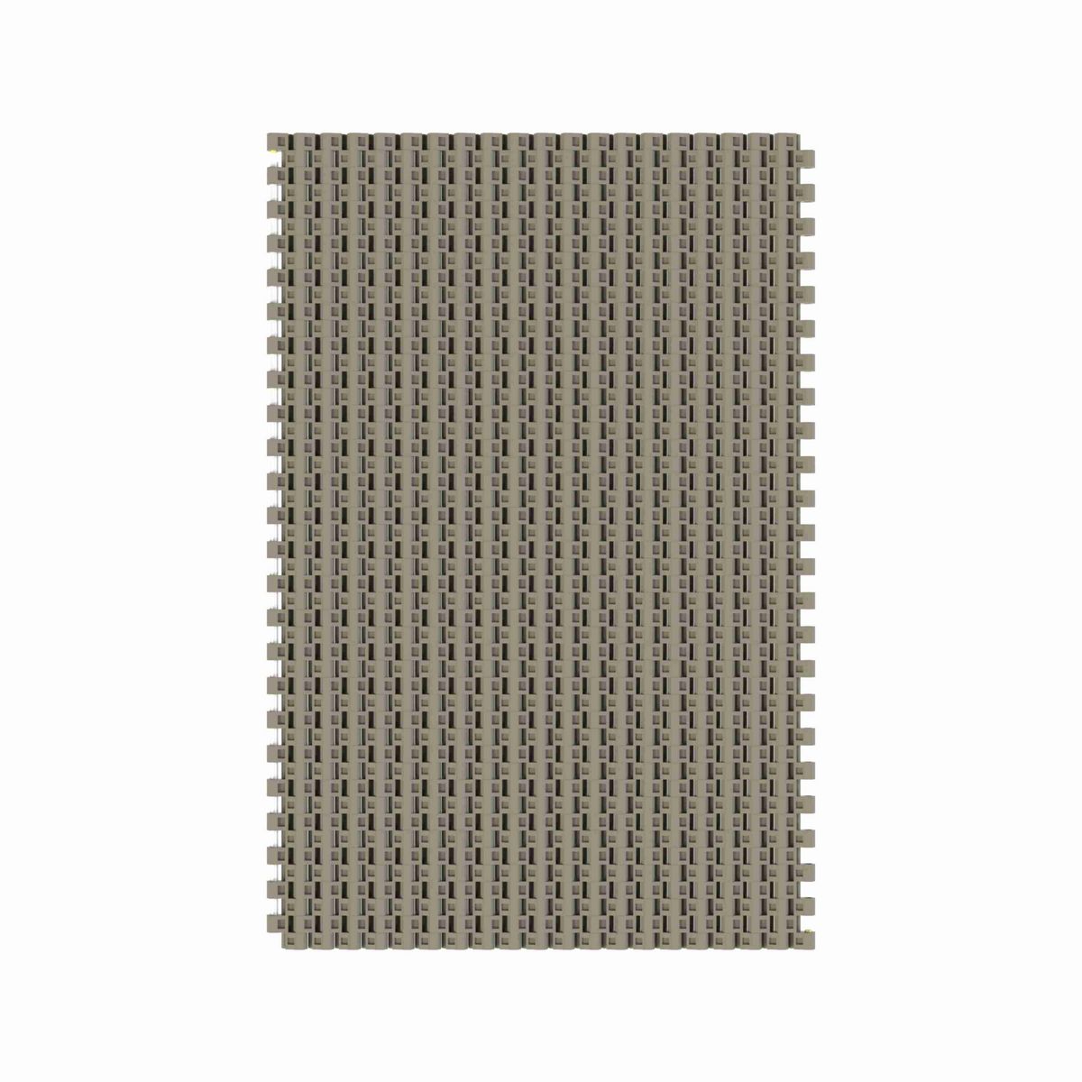 Rexnord 1505 RubberTop® Straight Running RubberTop®, Material: Grey Tough Composite, Width: 12in, Pitch: 15mm - TCF1505-12