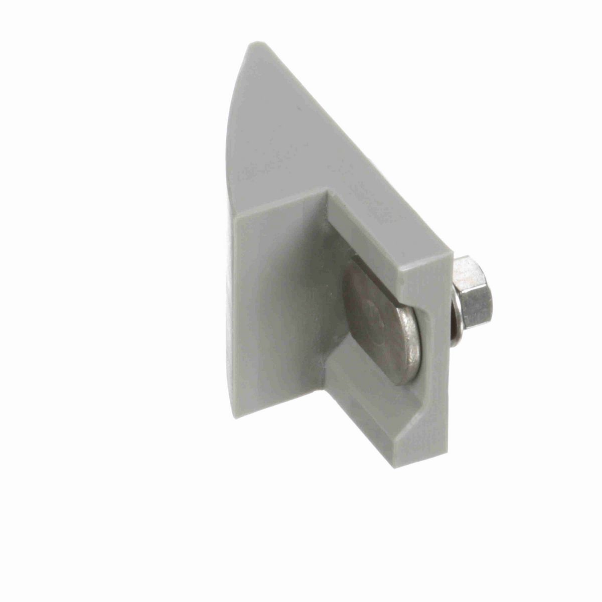 System Plast Nose/Side Plow: 1.75"W X 1.15"H X 2.75"L White UHMW-PE - VG-686SP-1.25