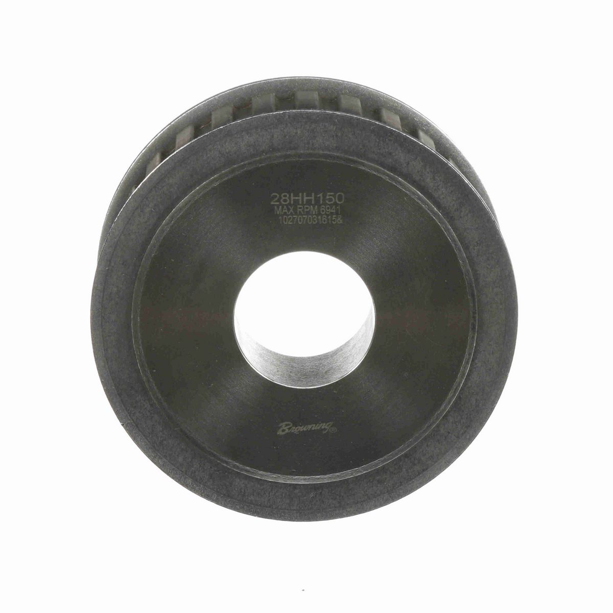 Browning Steel Bushed Bore Gearbelt Pulley - 28HH150