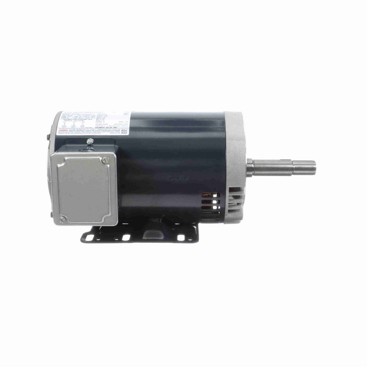 LEESON Close-Coupled Pump Motor, 1.50 HP, 3 Ph, 60 Hz, 575 V, 1800 RPM, 145JM Frame, DP - GT0504