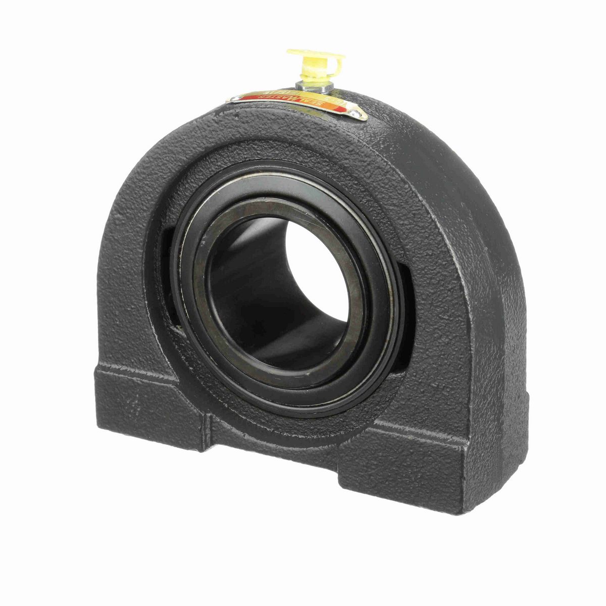 Sealmaster Mounted Cast Iron Tapped Base Pillow Block Ball Bearing - 52100 Bearing Steel, Black Oxided - Setscrew Lock - TB-31