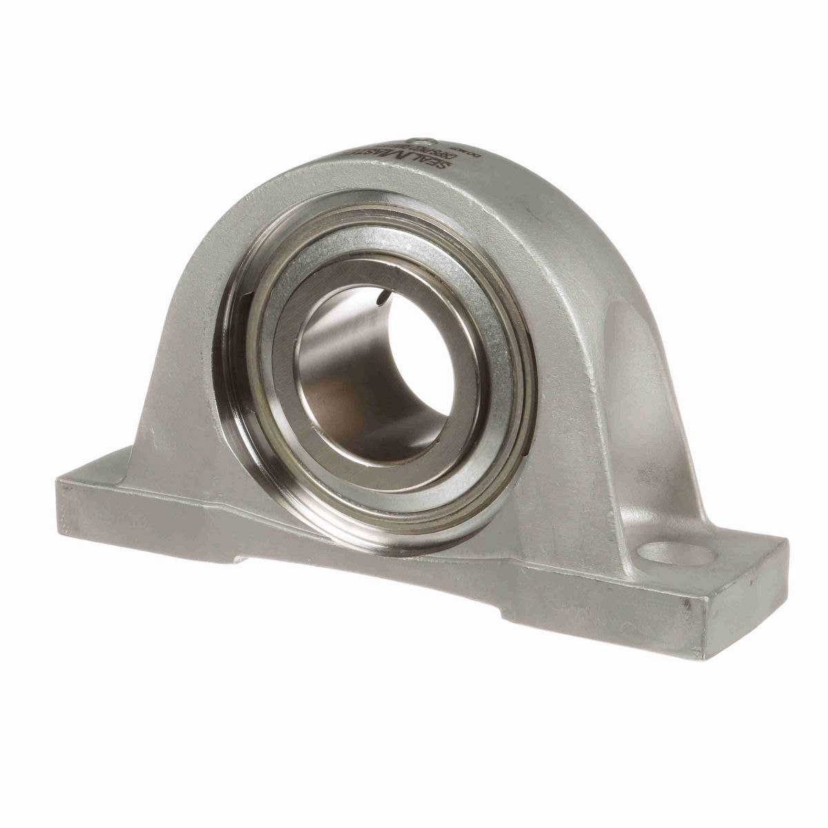Sealmaster Mounted Stainless Steel Two Bolt Pillow Block Ball Bearing - 52100 Bearing Steel, Phosphorus Nickel Coated - Setscrew Lock - Corrosion Resistant - Reduced Maintenance - Lubed for Life - CRPS-PN32 RMW