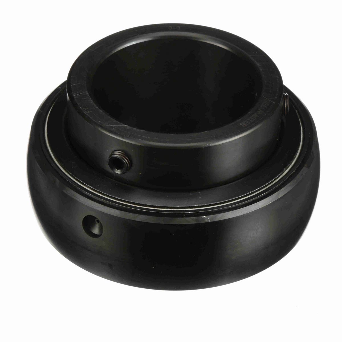 Sealmaster Mounted Insert Only Ball Bearing - 52100 Bearing Steel, Black Oxided - Setscrew Lock - 3-3
