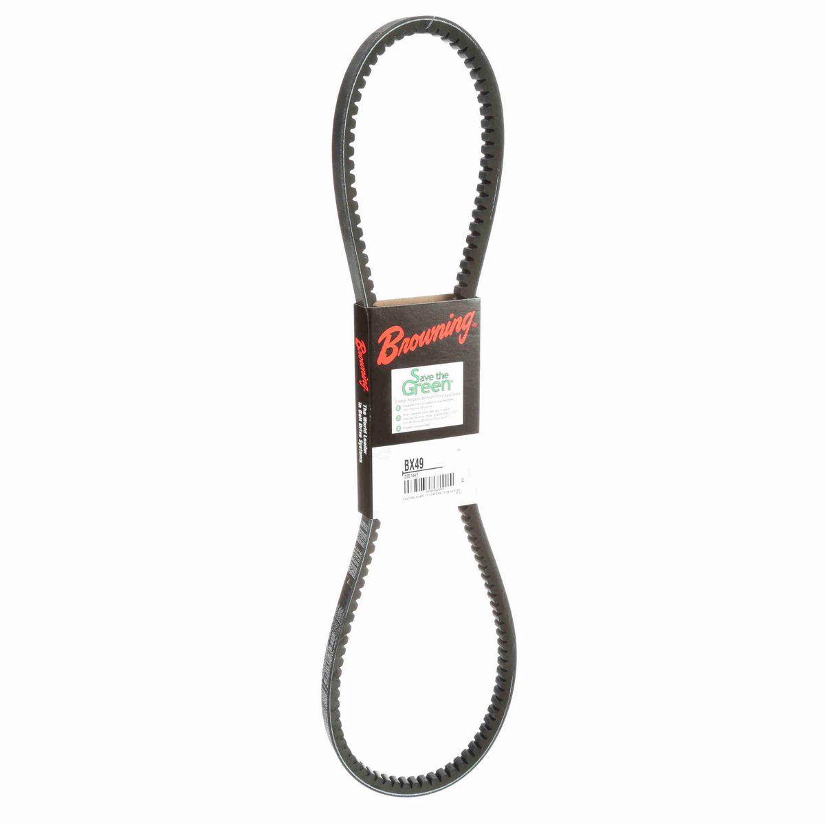 Browning EPDM Notched Belt 98% Efficient - BX49