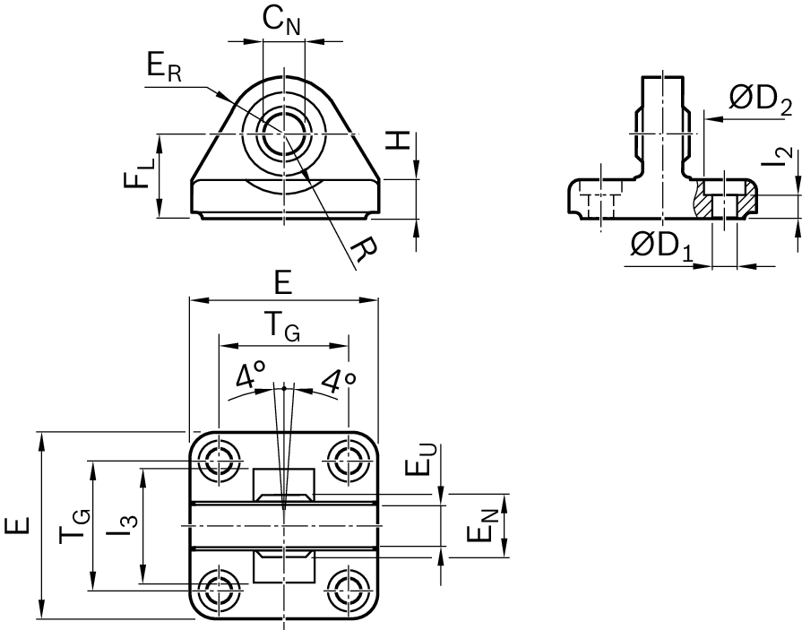 Поворотный подшипник Bosch Rexroth B EMC40 & [R349947000]