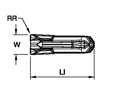 Grooving, and Cut-Off - Carbide insert Kennametal Beyond Evolution - Cut-Off Insert - CL Geometry - Metric [6017512]