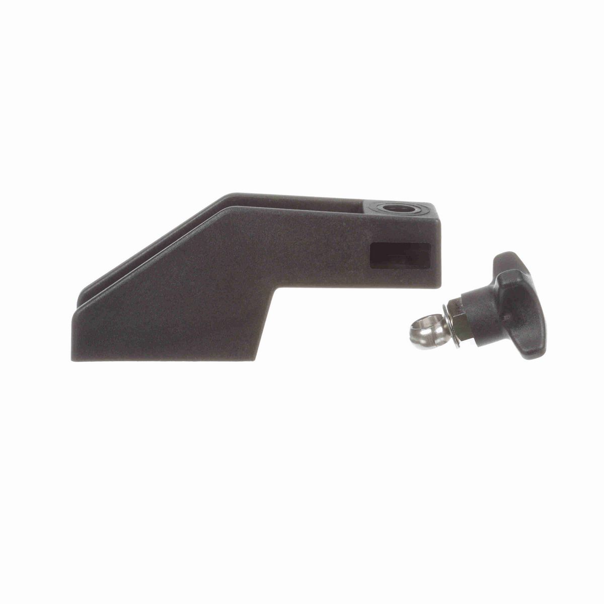 System Plast Standard Duty Guide Rail Bracket,~Polypropylene, 1/2" Rod,~without Positioning Lip - VG-210FPP-12