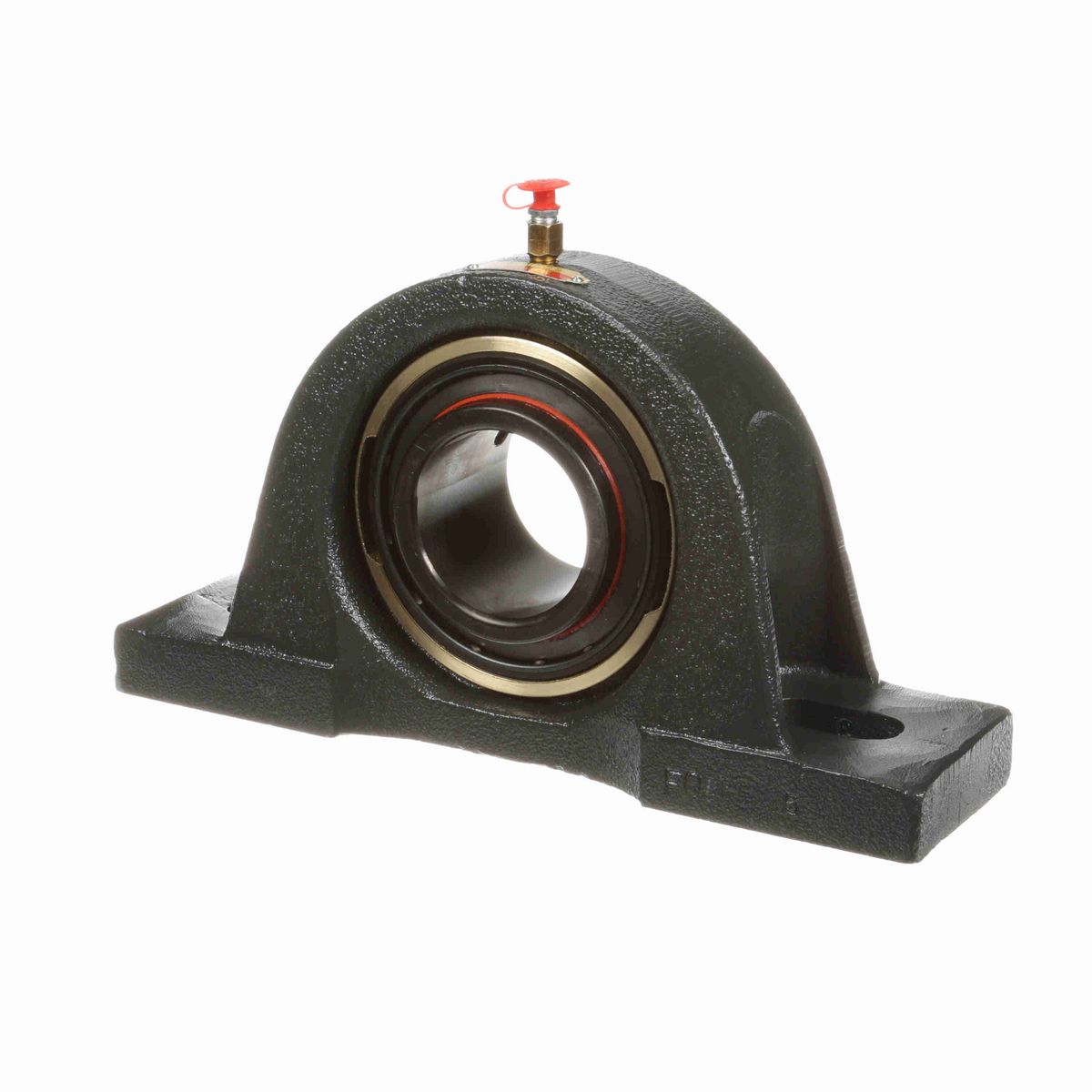 Sealmaster Mounted Cast Iron Two Bolt Pillow Block Ball Bearing - 52100 Bearing Steel, Black Oxided - Lock - S-3081-M43
