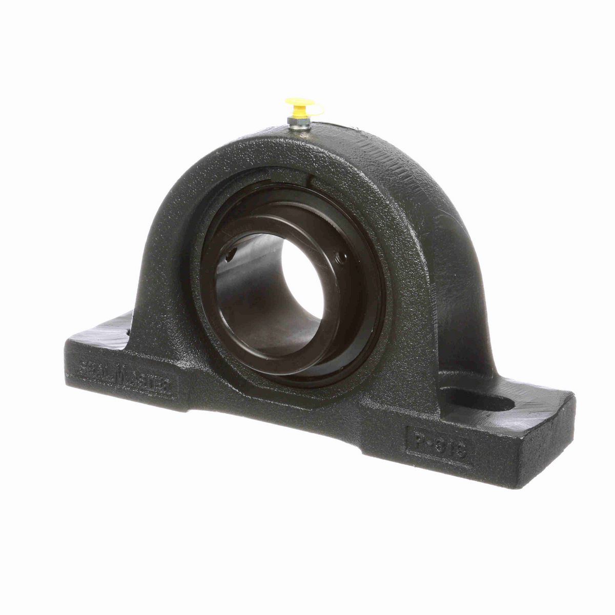 Sealmaster Mounted Cast Iron Two Bolt Pillow Block Ball Bearing - 52100 Bearing Steel, Black Oxided - Setscrew Lock - MP-315C