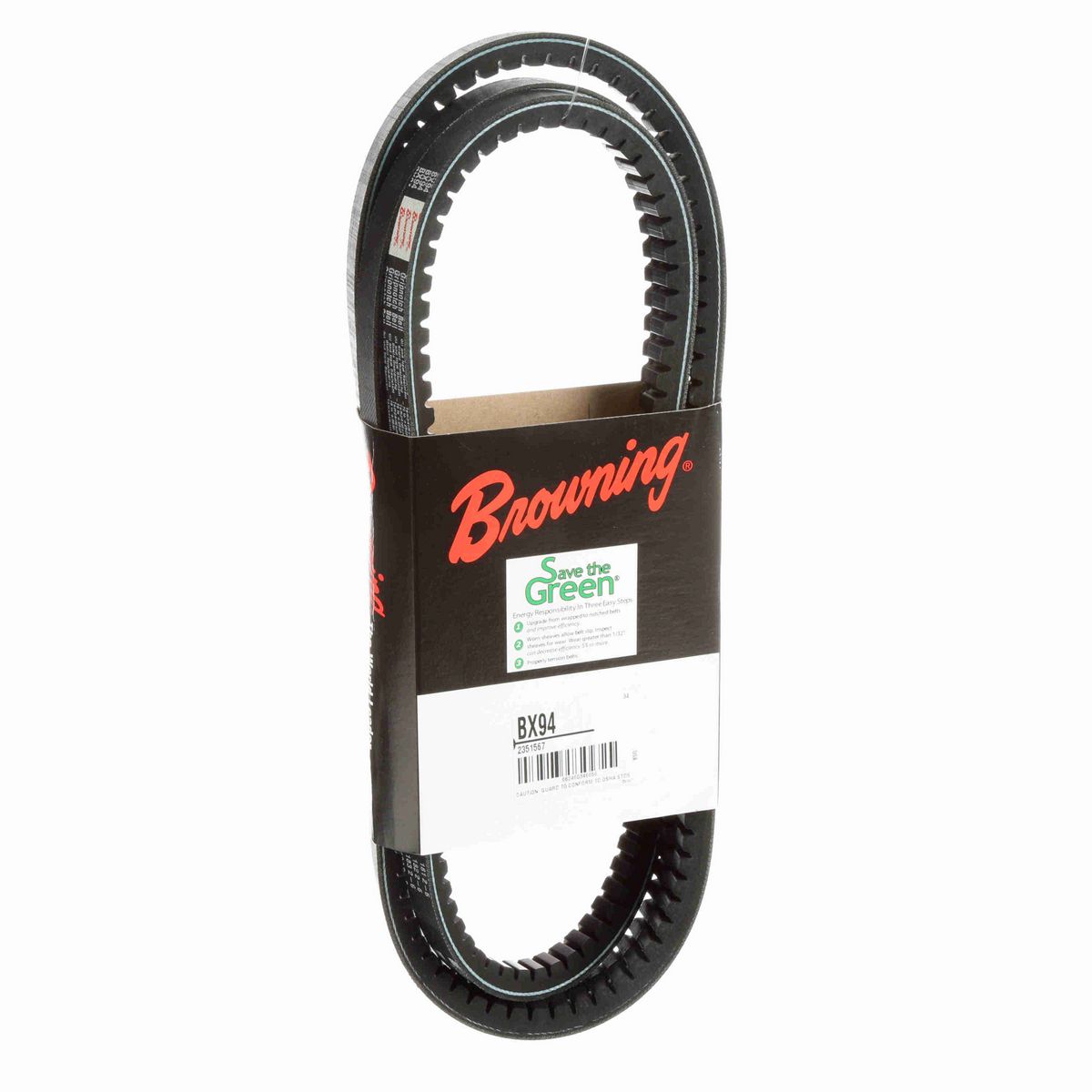 Browning EPDM Notched Belt 98% Efficient - BX94