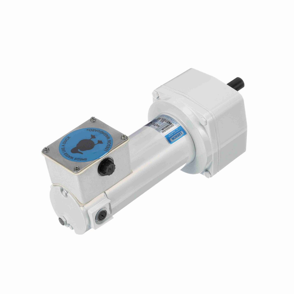 LEESON White Duck™ Parallel Shaft Gearmotor, 0.25 HP, 90 V, 500 RPM, 32 Frame - M1125272.00