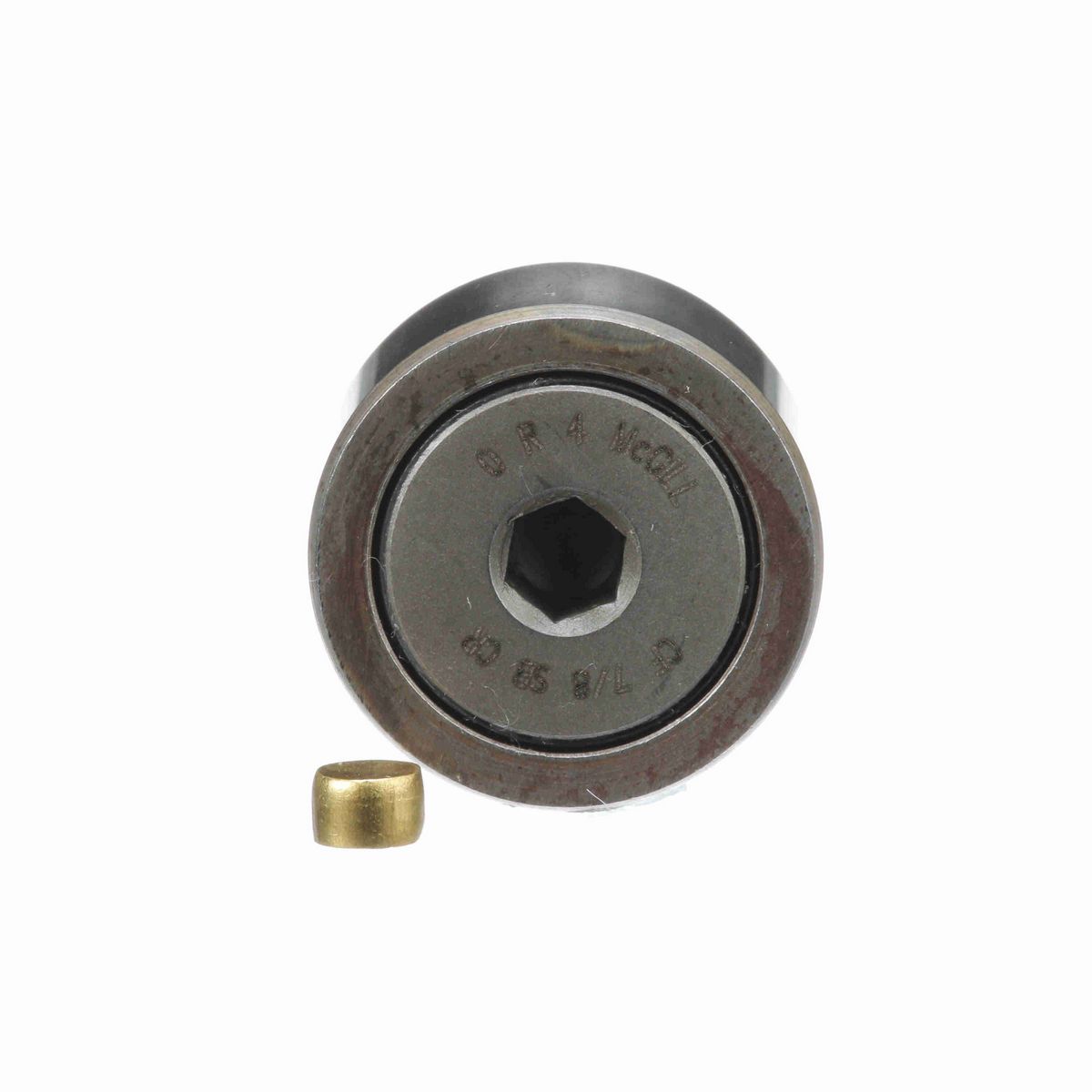 Опорный ролик с цапфой McGill CAMROL CF 7/8 SB CR, цилиндрический, из высокоуглеродистой нержавеющей стали, с уплотнением, с шестигранным отверстием