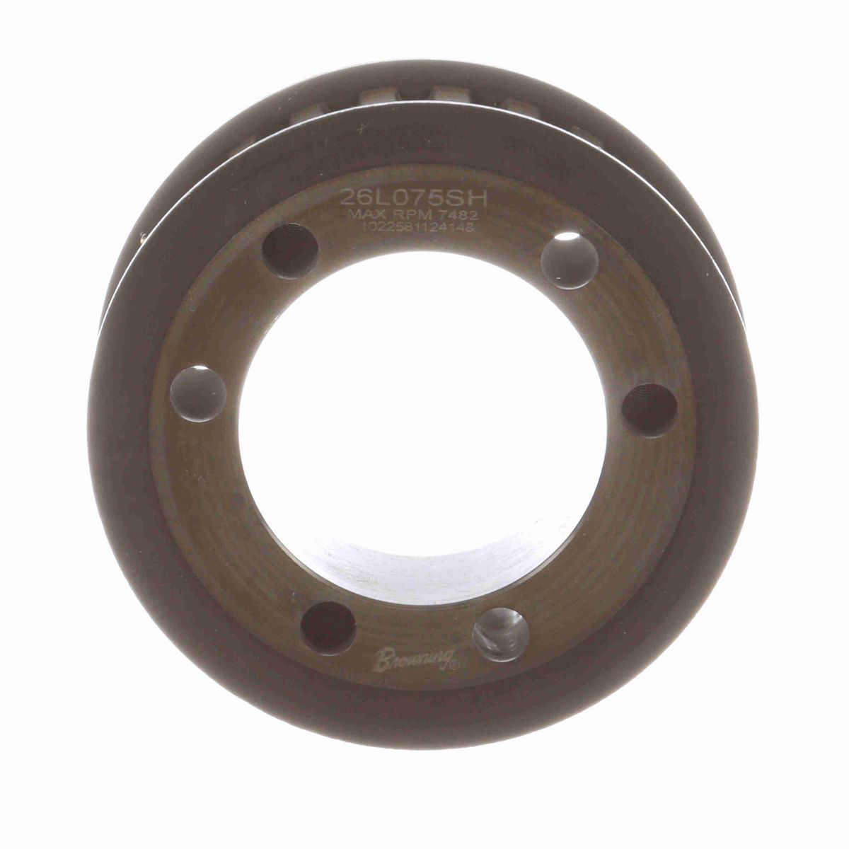 Browning Steel Bushed Bore Gearbelt Pulley - 26L075SH
