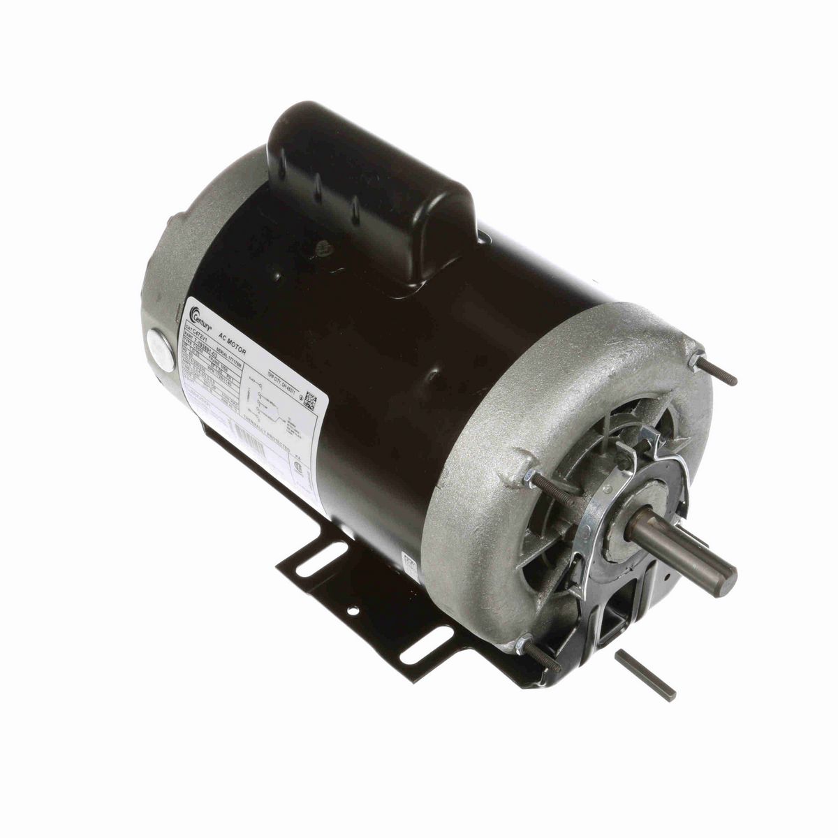 Century Fan and Blower Motor, 1.0/.33 HP, 1 Ph, 60 Hz, 208/230 V, 1800 RPM, M56 Frame, DP - C472V1