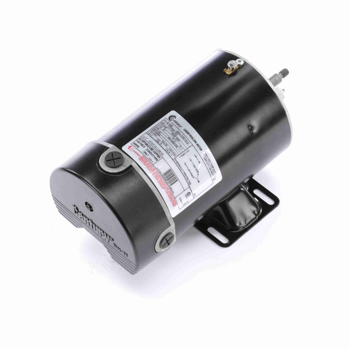 Century Pool Pump Motor, 3/4 - .10 HP, 1 Ph, 60 Hz, 115 V, 3600 RPM, R48Y Frame, DP - BN36