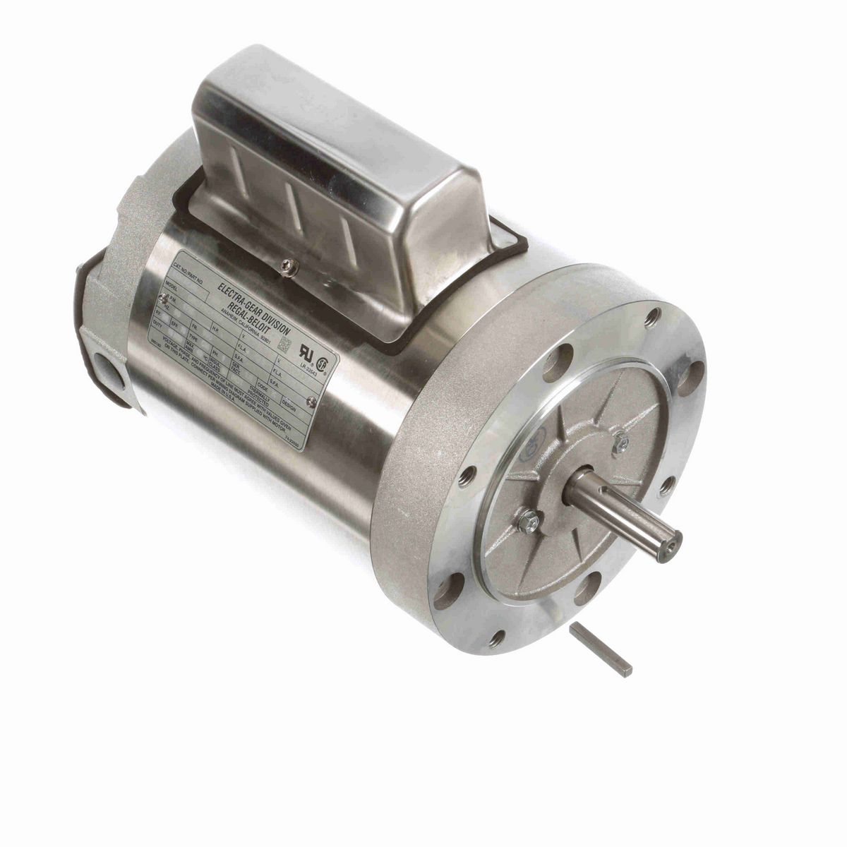 LEESON General Purpose Motor, 1 HP, 1 Ph, 60 Hz, 115/208-230 V, 1800 RPM, 56C Frame, TENV - 117497.00
