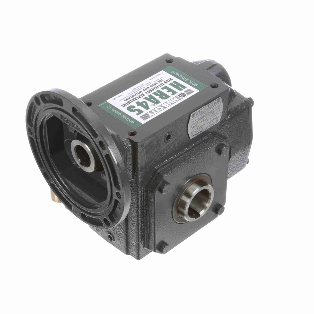 Hub City HERA Gear Reducer HERA Cast Iron Helical-Hypoid Reducer - HERA45ES 28.01 143TC 1.438