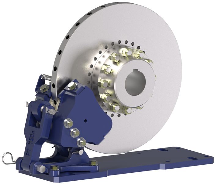 PT Tech HCDB1419 Hydraulic Caliper Disc Brake, Mill Brake, Meets AIST Standards Timken HCDB1419