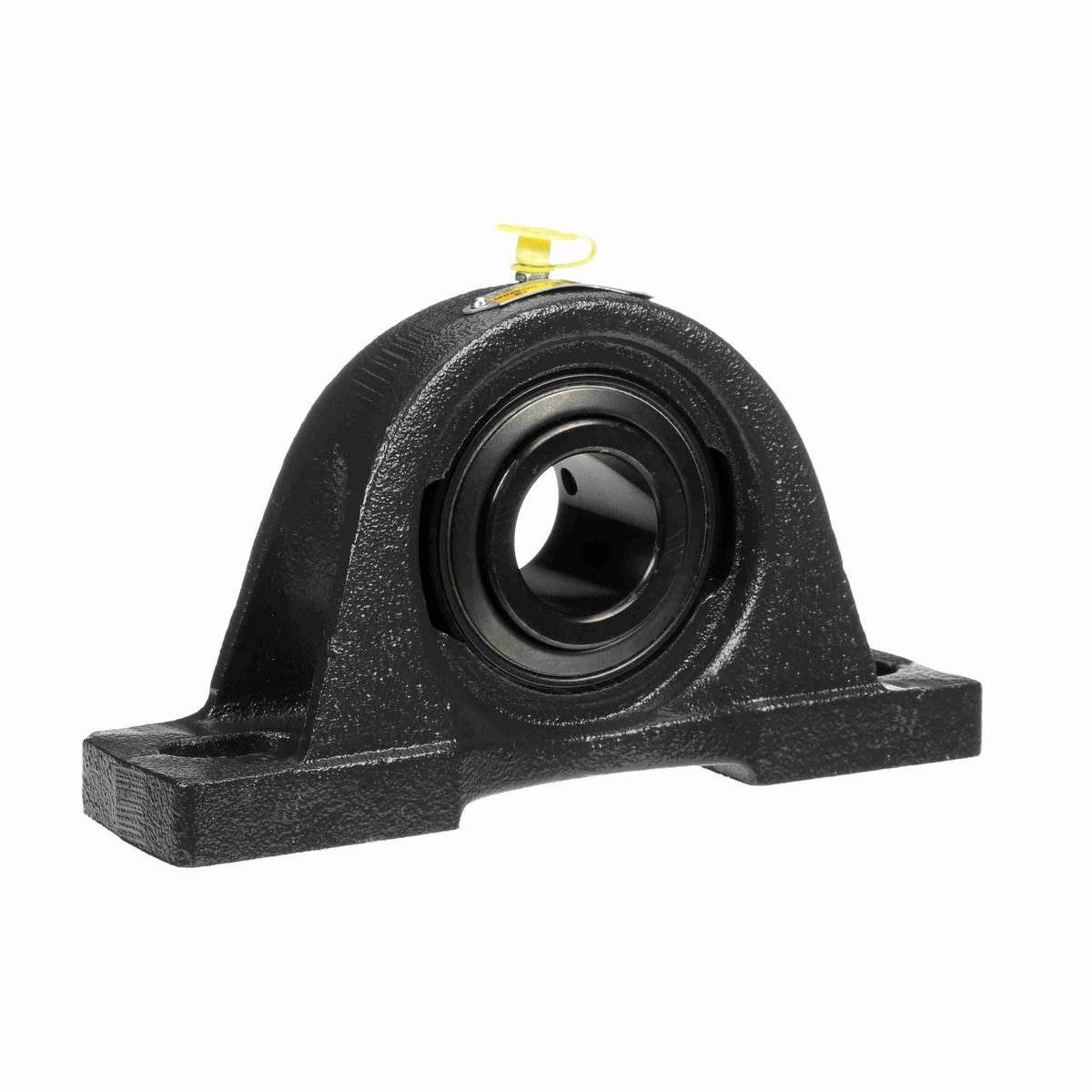 Sealmaster Mounted Cast Iron Two Bolt Pillow Block Ball Bearing - 52100 Bearing Steel, Black Oxided - Setscrew Lock - Air Handling Housing Fit, Noise Tested - SPM-23 CXU