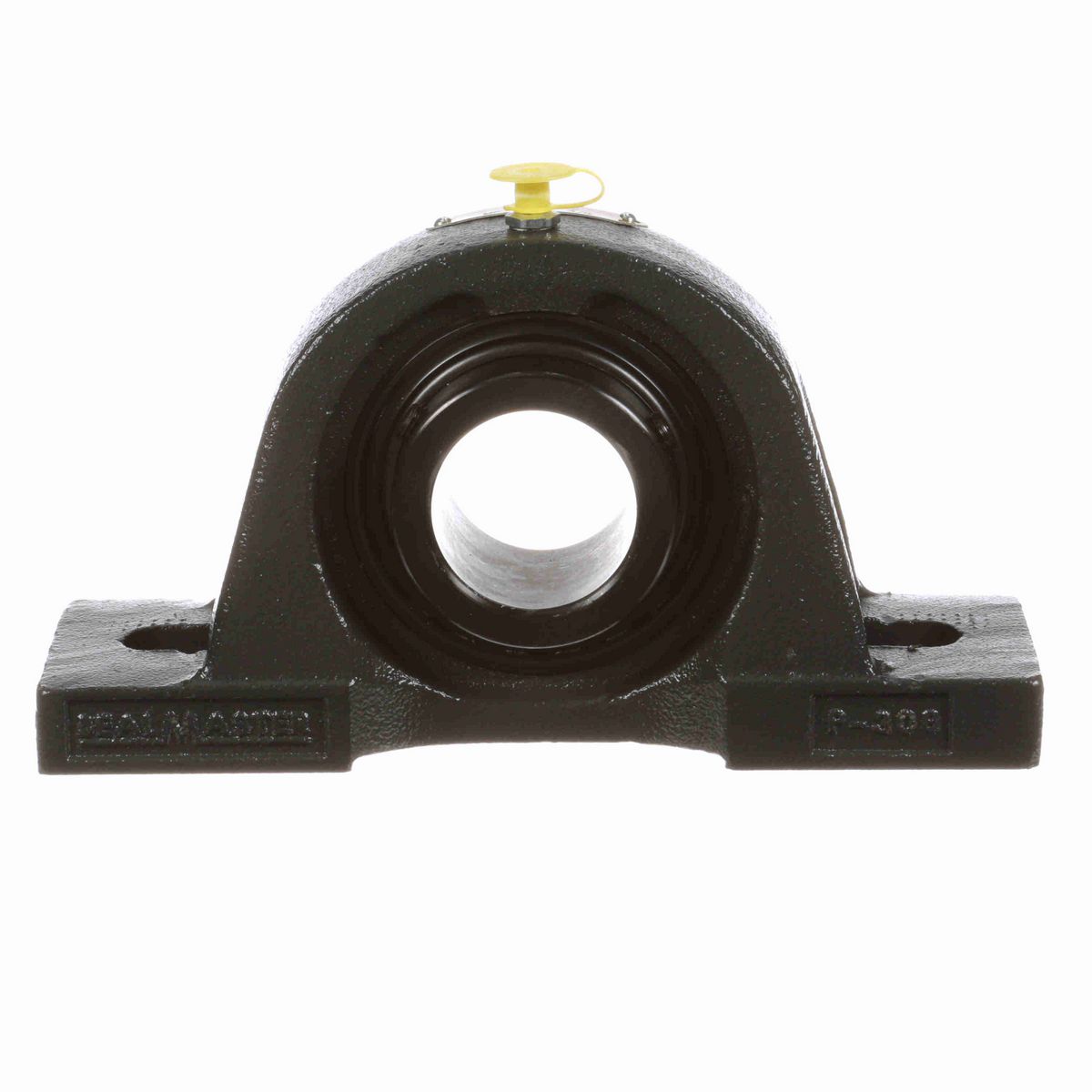 Sealmaster Mounted Cast Iron Two Bolt Pillow Block Ball Bearing - 52100 Bearing Steel, Black Oxided - Setscrew Lock - MP-28C