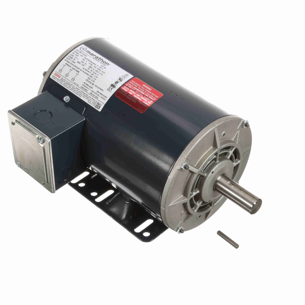 LEESON General Purpose Motor, 3 HP, 3 Ph, 60 Hz, 575 V, 3600 RPM, 145T Frame, DP - E932A