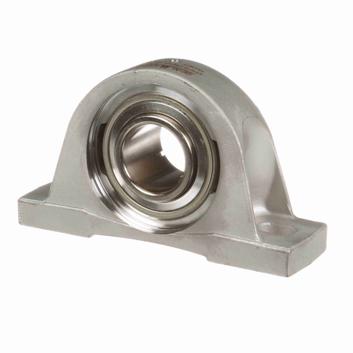 Sealmaster Mounted Stainless Steel Two Bolt Pillow Block Ball Bearing - 52100 Bearing Steel, Phosphorus Nickel Coated - Concentric Lock - Corrosion Resistant - Reduced Maintenance - Lubed for Life - CRPS-PN23T RMW