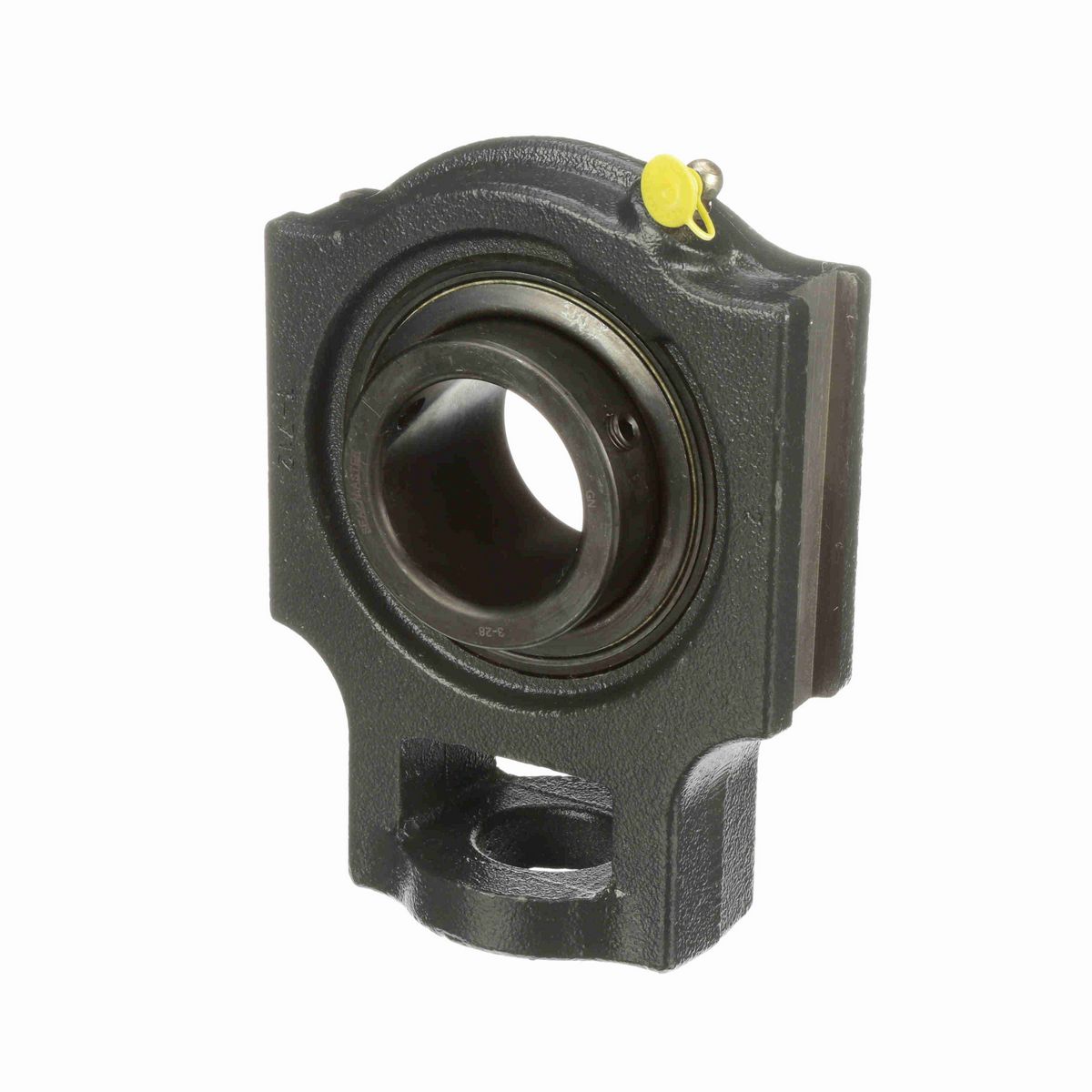 Sealmaster Mounted Cast Iron Wide Slot Take Up Ball Bearing - 52100 Bearing Steel, Black Oxided - Setscrew Lock - MST-40