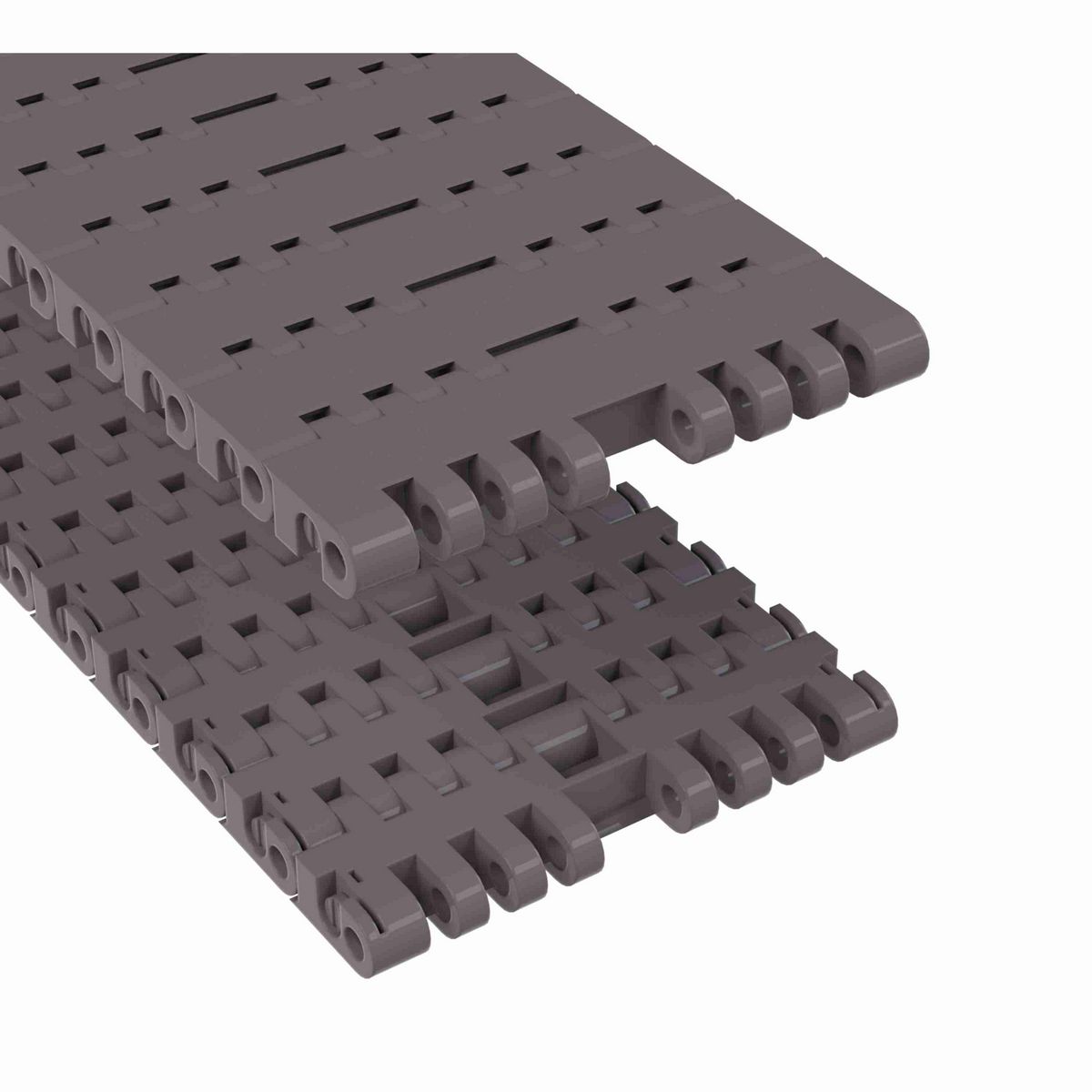 Rexnord 7705 Straight Running Solid Top, Material: Brown High Performance, Width: 4.5in, Pitch: 1in - 81416332