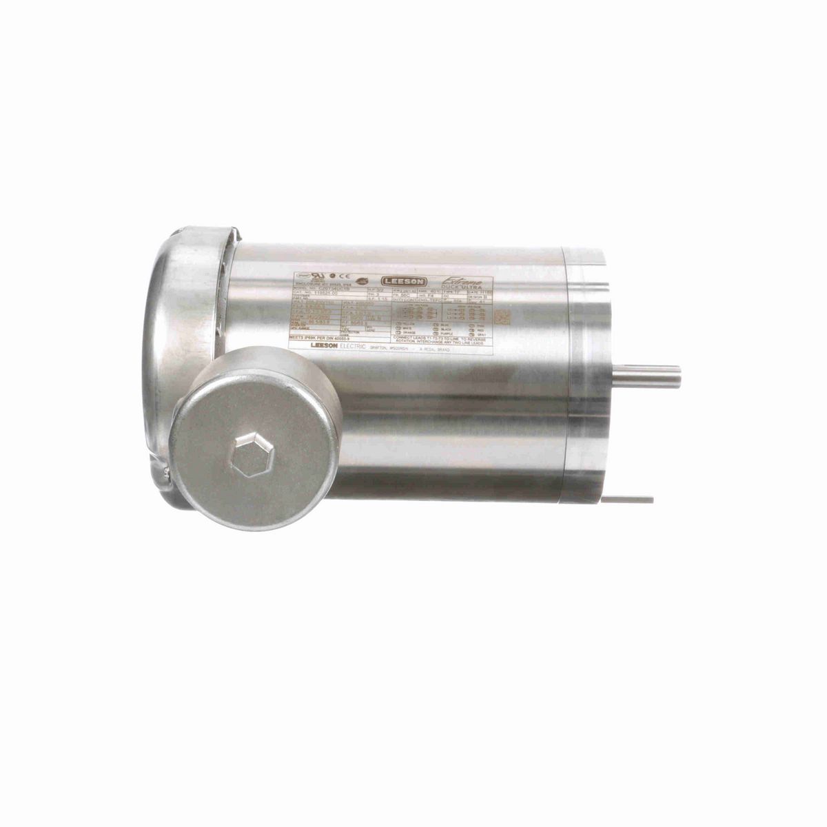 LEESON General Purpose Motor, 3 & 2 HP, 3 Ph, 60 & 50 Hz, 230/460 & 190/380 V, 3600 & 3000 RPM, 56C Frame, TEFC - 119525.00