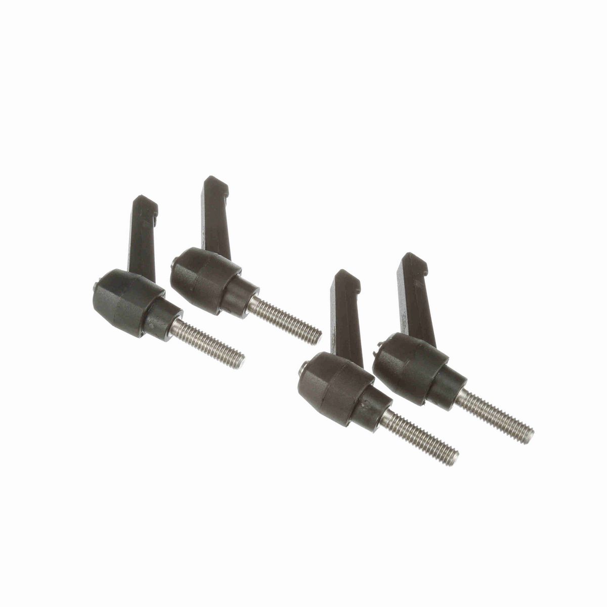 System Plast Ratchet Handle (Male); Thread: 5/16-18, Handle Length: 2.16-in Stud Length: 1.18-in, Color: Black - RH-20-BK-MS51618-30