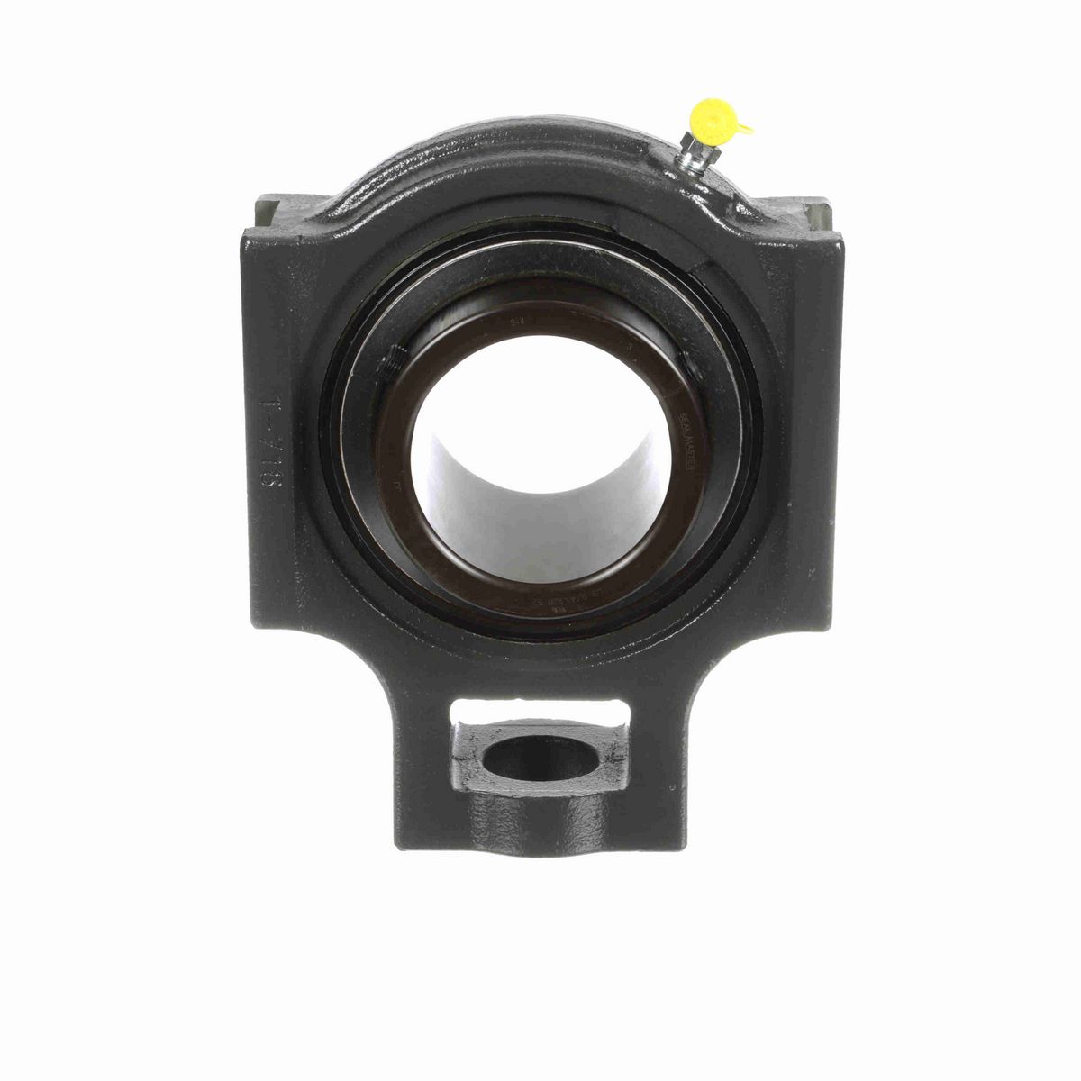 Sealmaster Mounted Cast Iron Wide Slot Take Up Ball Bearing - 52100 Bearing Steel, Black Oxided - Setscrew Lock - MST-64