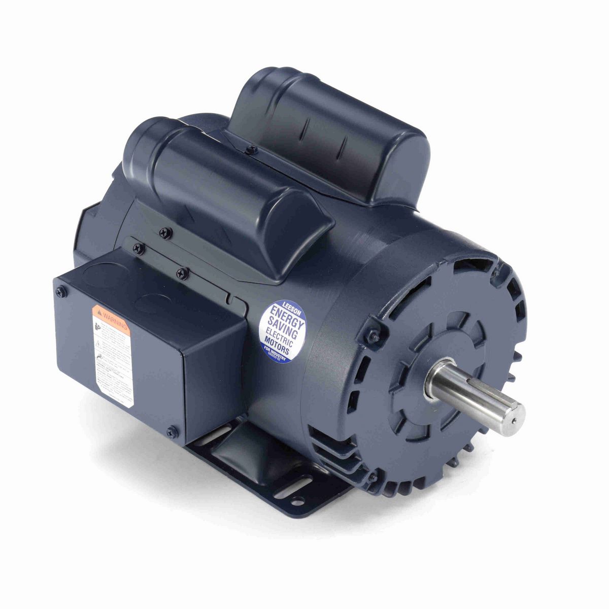 LEESON Air Compressor Motor, 1.50 HP, 1 Ph, 60 Hz, 115/230 V, 1800 RPM, 145T Frame, DP - 120004.00