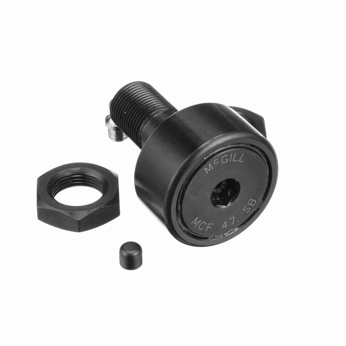 Опорный ролик с цапфой McGill CAMROL MCF 47 SB, бочкообразный, с уплотнением, с шестигранным отверстием, метрический