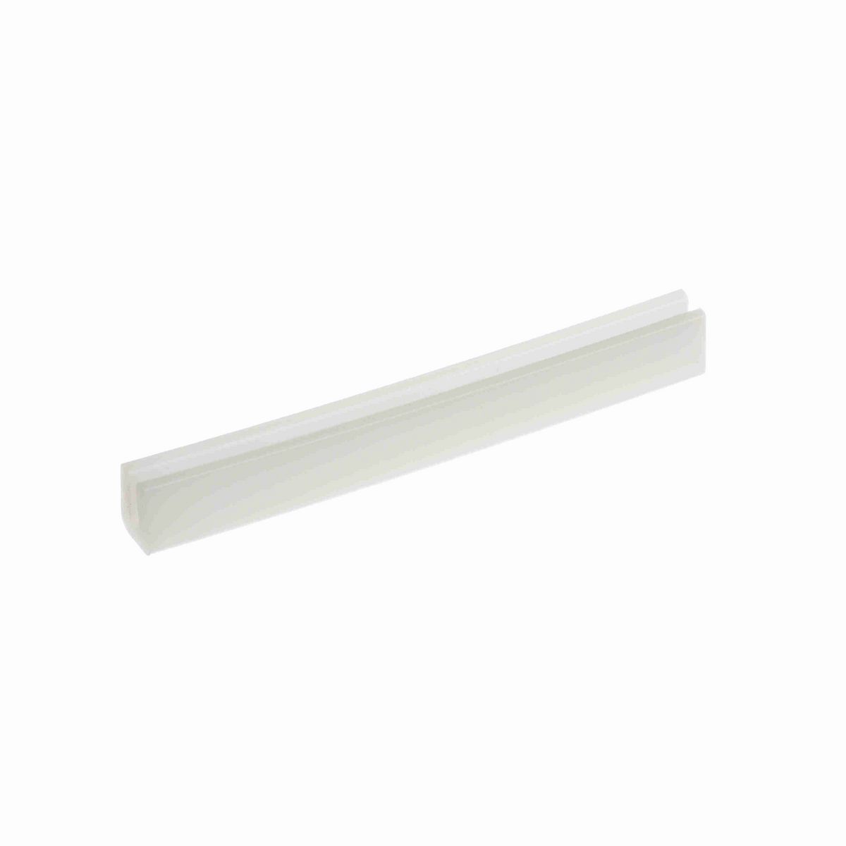 System Plast Bar Cap: 0.62"W X 0.76"H X 240"L White UHMW-PE - VG-P7GABC-20