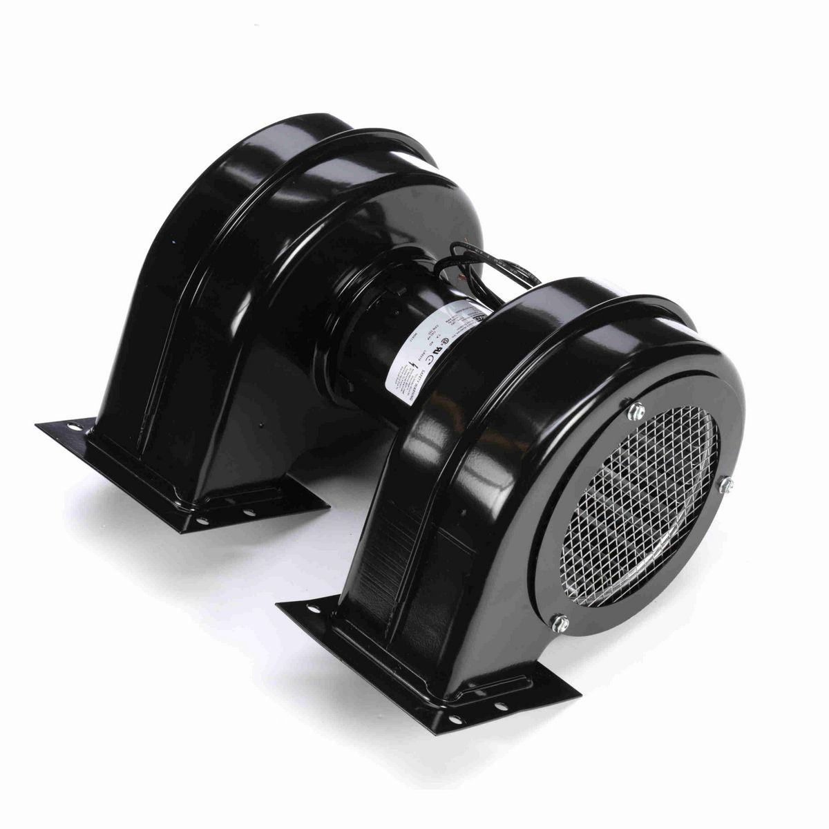 FASCO Rectangular Outlet Shaded Pole Centrifugal Blower, 115 Volts, Flange: Yes - 50756-D500